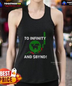 Good To Infinity and BYND tank top featuring a stylish design for casual wear, perfect for summer outings.