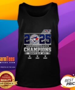 Good Toronto Blue Jays Baseball American League Champions 1992-1993 2025 tank top featuring team logo and vibrant design.