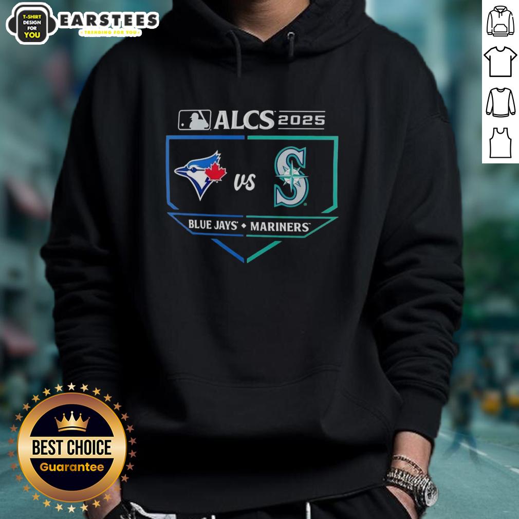 good-toronto-blue-jays-vs-seattle-mariners-2025-alcs-batters-box-matchup-hoodie Toronto Blue Jays vs Seattle Mariners 2025 ALCS batters box matchup hoodie showcasing team logos and vibrant design.