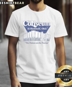 Good Travis Kelce The Coliseum T-Shirt featuring a unique design inspired by Richfield, Ohio's prairie landscape.