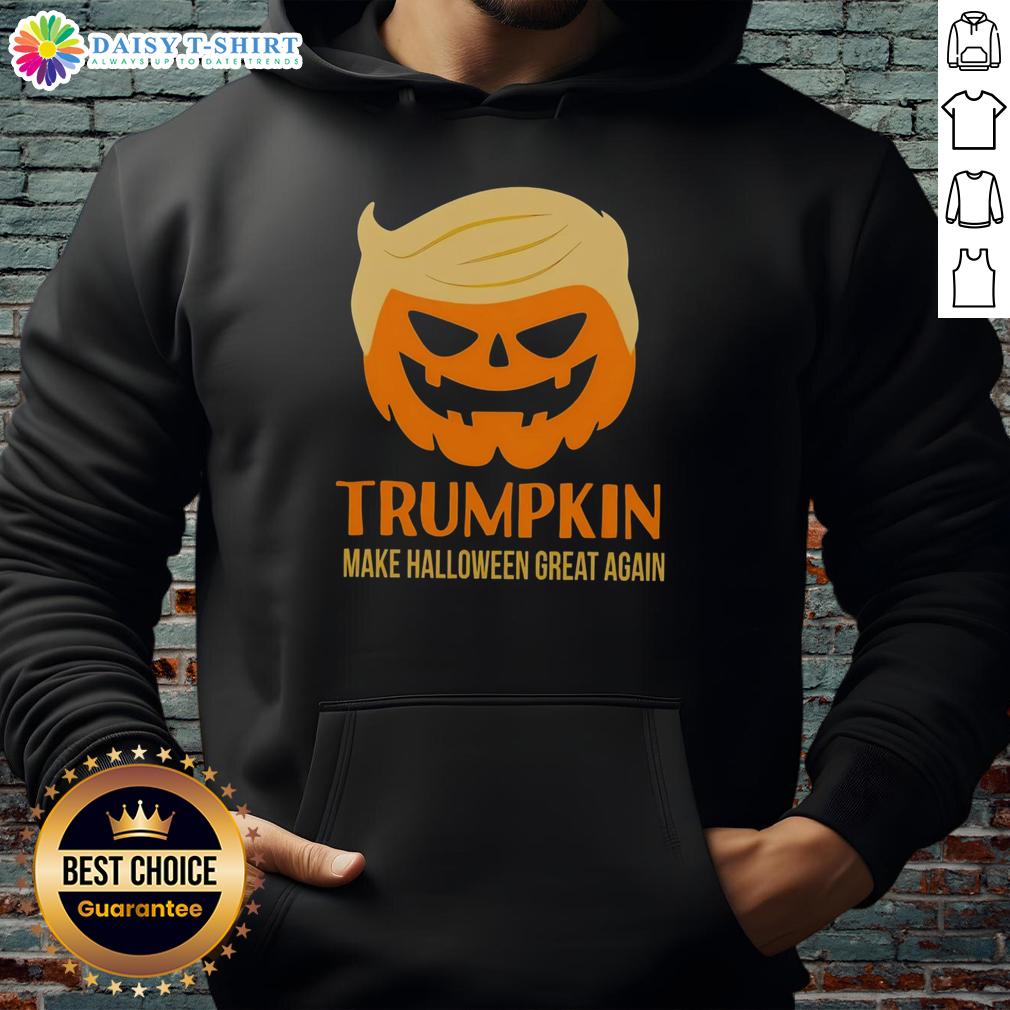 Good Trumpkin Make Halloween Great Again Maga Hoodie Good Trumpkin Make Halloween Great Again MAGA hoodie in vibrant colors, perfect for festive fall celebrations.