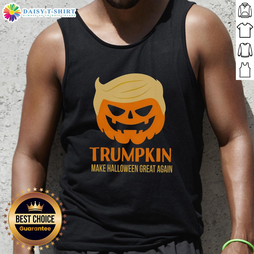 Good Trumpkin Make Halloween Great Again Maga Tank Top Good Trumpkin Make Halloween Great Again MAGA tank top featuring a festive pumpkin design for Halloween celebrations.