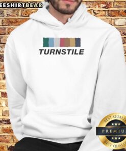 Good Turnstile Color Wall Hoodie featuring vibrant colors and unique design, perfect for streetwear enthusiasts.