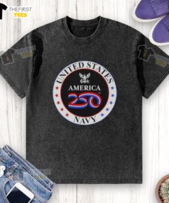 Good United States America 250th Anniversary washed t-shirt featuring a vintage design celebrating America's history.