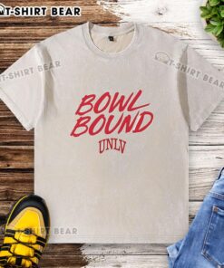 Good UNLV Rebels Football 2025 Bowl Bound washed t-shirt featuring team logo and vibrant colors for fans.