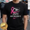 Good USPS Just Deliver It Cancer T-Shirt featuring a bold design, perfect for raising awareness and showing support.