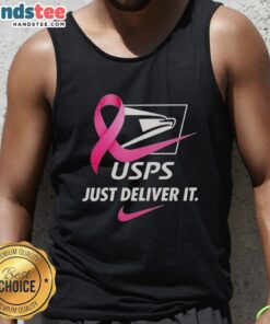 Good USPS Just Deliver It Cancer Tank Top featuring a stylish design, perfect for raising awareness and showing support.