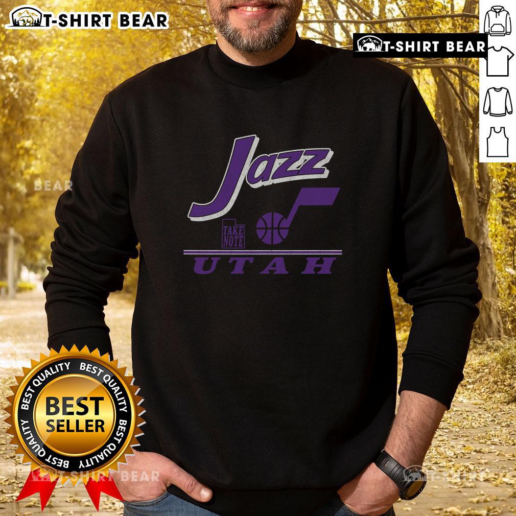Good Utah Jazz Fly By Vintage Sweatshirt Vintage Utah Jazz Fly By sweatshirt featuring iconic team colors and logo, perfect for any basketball fan.