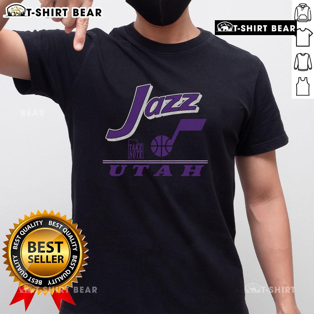 Good Utah Jazz Fly By Vintage T Shirt Vintage Utah Jazz Fly By T-Shirt featuring retro design and vibrant colors, perfect for basketball fans and collectors.