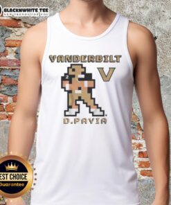 Good Vanderbilt Football Diego Pavia Retro Baller Tank Top showcasing vintage style and team spirit.