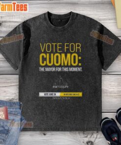 Good Vote for Cuomo washed t-shirt by Fix The City Inc, promoting civic engagement and awareness in a stylish way.