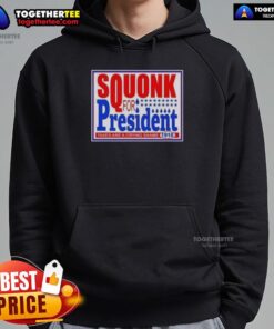Good Vote Squonk For President Taxes Are A Crying Shame 1910 Hoodie featuring vintage political design and bold graphics.