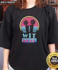 Good Wit Ness Miami Twice Ladies Tee in vibrant colors, showcasing a stylish design perfect for casual wear.