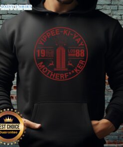 Good Yippee Ki Yay Showdown Motherf*cker Hoodie featuring bold graphics and a stylish design for fans of edgy fashion.