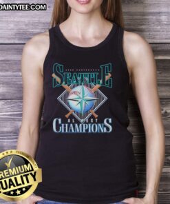 Happy 2025 Postseason Seattle Mariners Al West Champions T-Shirt - Image 4