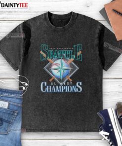 Happy 2025 Postseason Seattle Mariners Al West Champions T-Shirt - Image 6