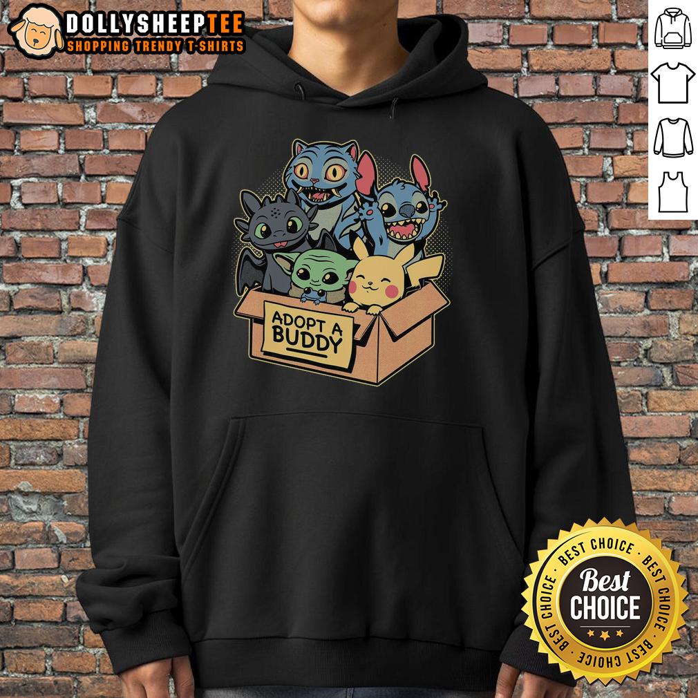 Happy Adopt A Buddy Animal Game Movie Hoodie Happy Adopt A Buddy Animal Game Movie Hoodie featuring colorful graphics and a cozy design for animal lovers.
