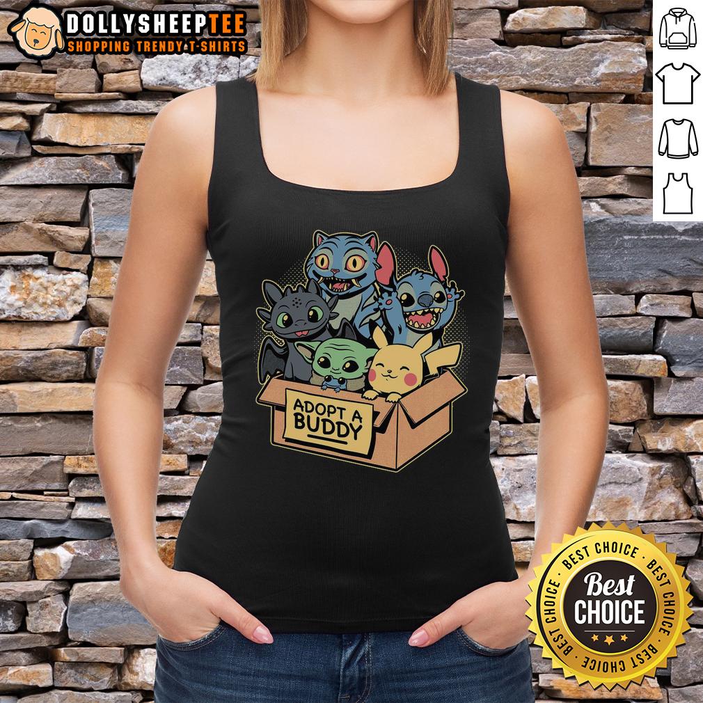 Happy Adopt A Buddy Animal Game Movie Tank Top Happy Adopt A Buddy Animal Game movie tank top featuring colorful graphics and playful animal designs for game fans.