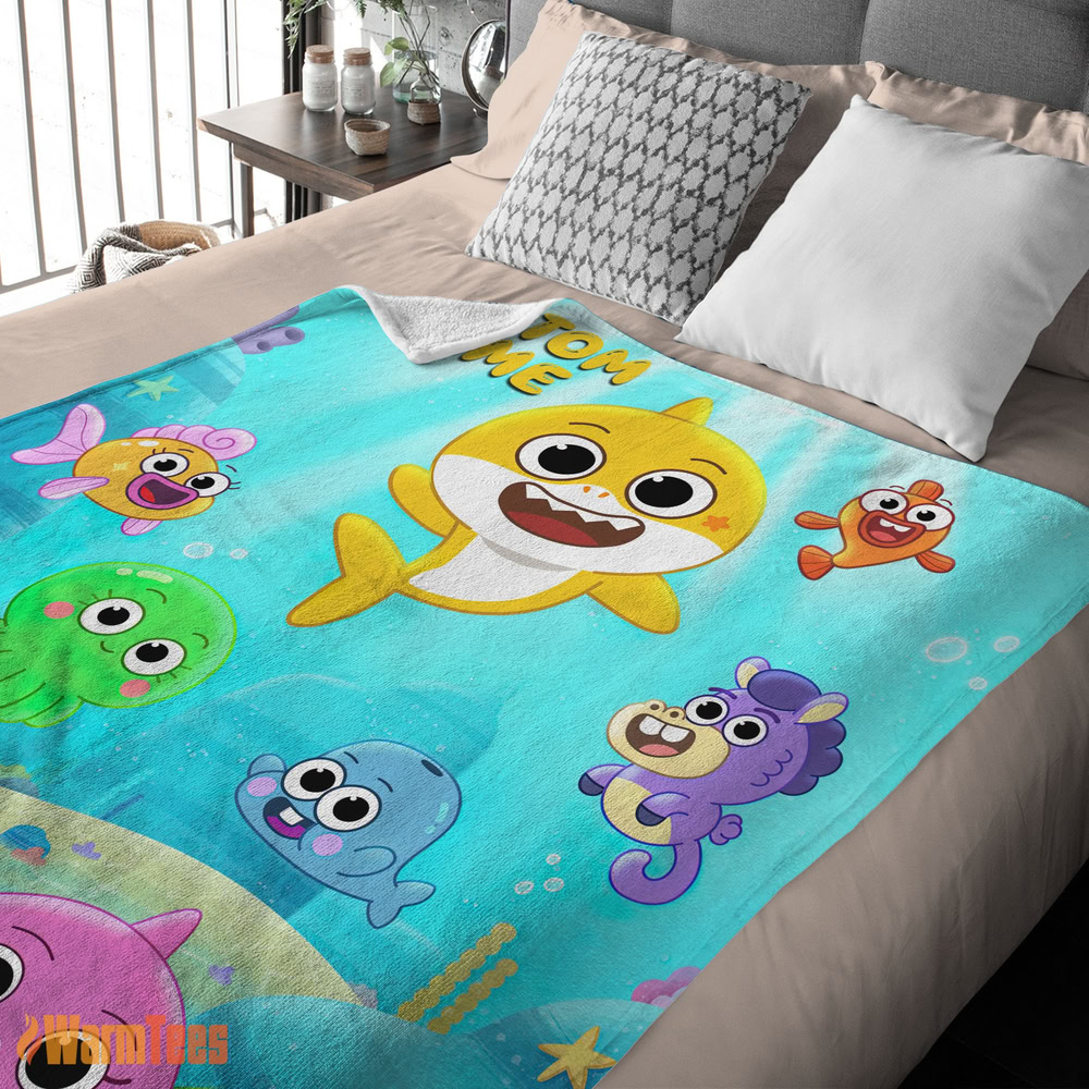happy-baby-shark-friends-poster-yellow-text-blanket-fleece-customized-blanket-mk-03 Happy Baby Shark & Friends Poster Yellow Text Blanket Fleece Customized Blanket