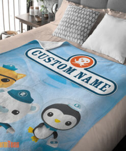 Happy BBC The Octonauts Velveteen Cute Blanket Fleece Customized Blanket
