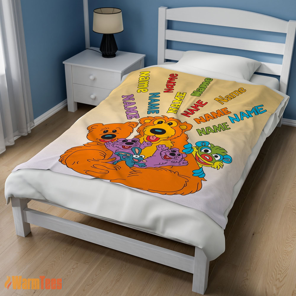 happy-bear-in-the-big-blue-house-cartoon-blanket-fleece-customized-blanket-mk-02 Happy Bear in the Big Blue House Cartoon Blanket Fleece Customized Blanket