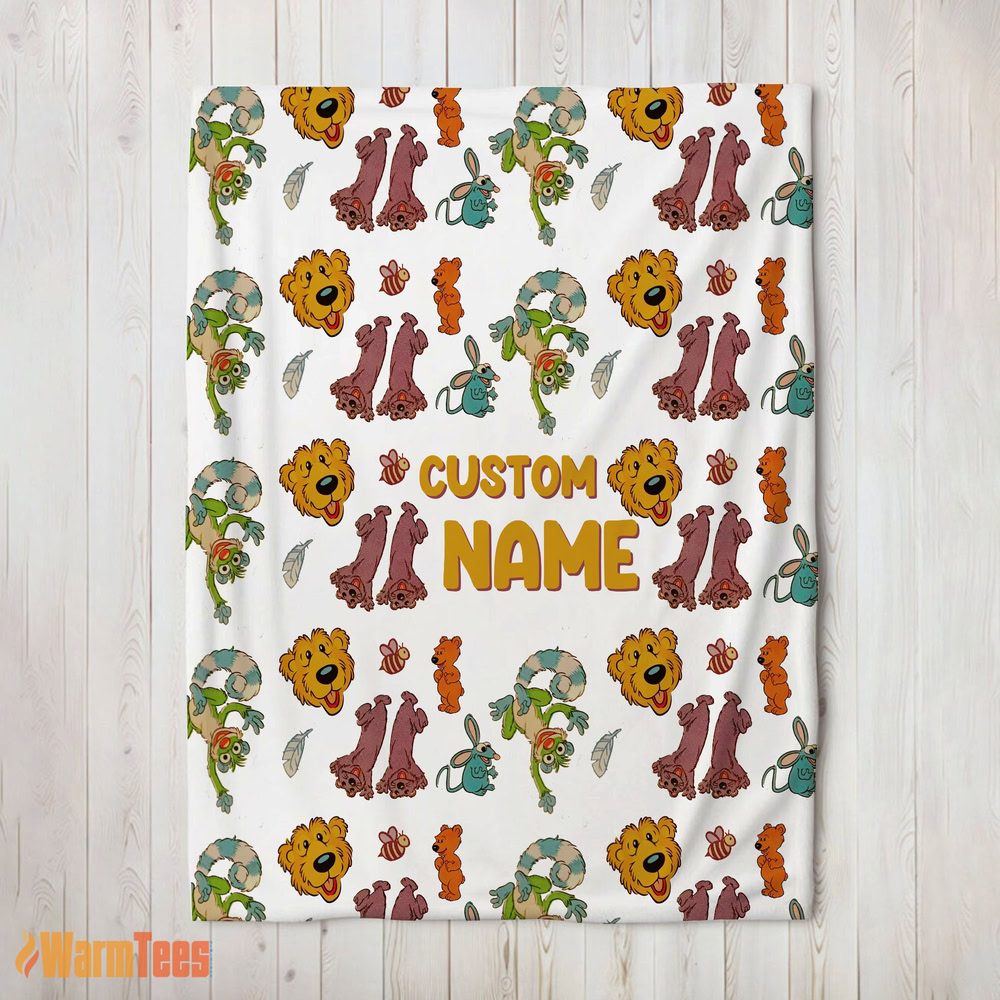 happy-bear-in-the-big-blue-house-cute-character-blanket-fleece-customized-blanket-mk-02 Happy Bear in the Big Blue House Cute Character Blanket Fleece Customized Blanket