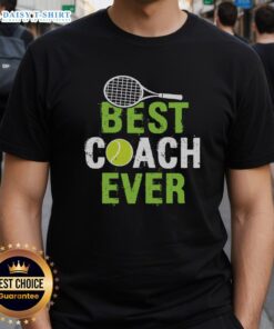 Happy Best Coach Ever T-Shirt featuring a vibrant design, perfect gift for coaches and sports enthusiasts.