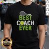 Happy Best Coach Ever T-Shirt featuring a vibrant design, perfect gift for coaches and sports enthusiasts.