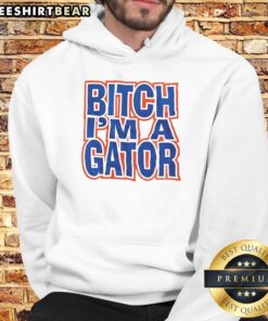 Happy Bitch I'm a Gator Hoodie featuring a playful alligator graphic, perfect for casual and fun outfits.