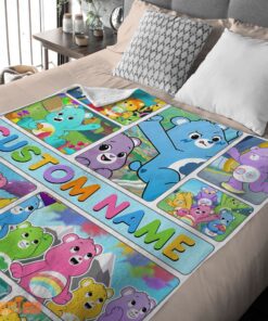 Happy Care Bears Friends Blanket Fleece Customized Blanket - Image 2