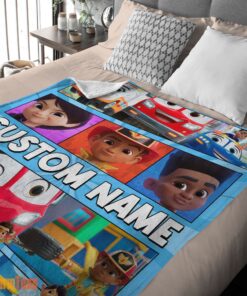 Happy Cartoon Disney Firebuds Blanket – Customize Blanket - Image 2