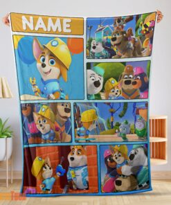 Happy Cartoon PAW Patrol Baby Animals Blanket Fleece Customized Blanket