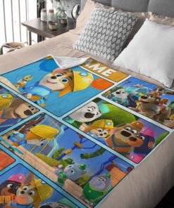 Happy Cartoon PAW Patrol Baby Animals Blanket Fleece Customized Blanket - Image 2