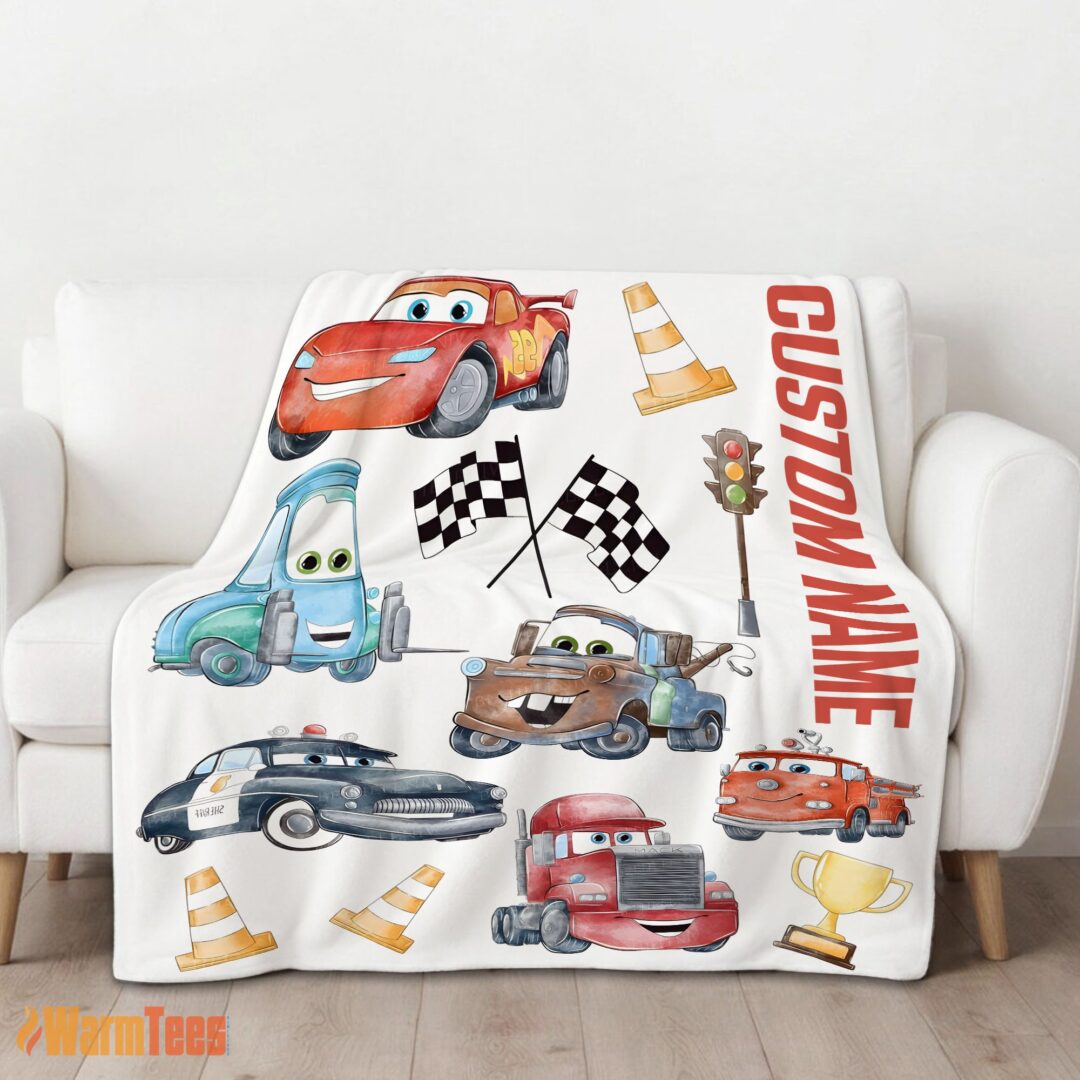 happy-cartoon-pixar-cars-cute-character-blanket-fleece-customized-blanket-mk-01 Happy Cartoon Pixar Cars Cute Character Blanket Fleece Customized Blanket - Image 2