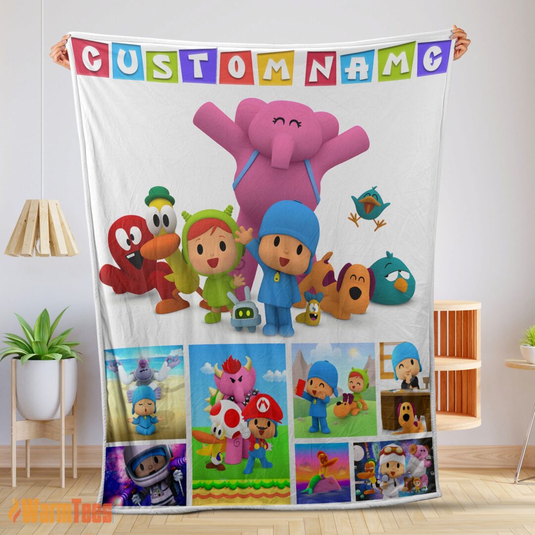 happy-cartoon-pocoyo-lovely-birthday-party-cute-blanket-fleece-customized-blanket-mk-01-1 Happy Cartoon Pocoyo Lovely Birthday Party Cute Blanket Fleece Customized Blanket