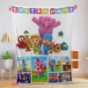 Happy Cartoon Pocoyo Lovely Birthday Party Cute Blanket Fleece Customized Blanket