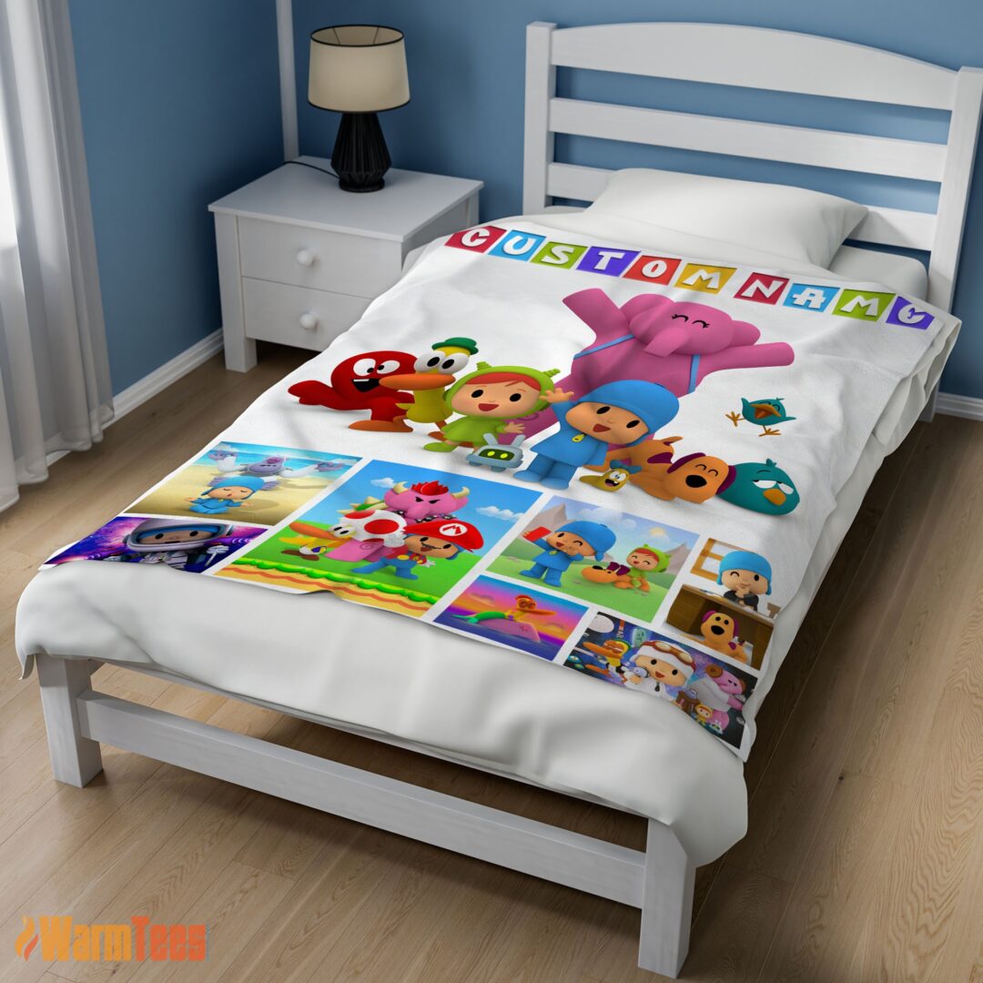 happy-cartoon-pocoyo-lovely-birthday-party-cute-blanket-fleece-customized-blanket-mk-02 Happy Cartoon Pocoyo Lovely Birthday Party Cute Blanket Fleece Customized Blanket - Image 3