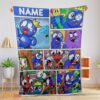 Happy Cartoon Rainbow Friends Roblox Blanket Fleece Customized Blanket