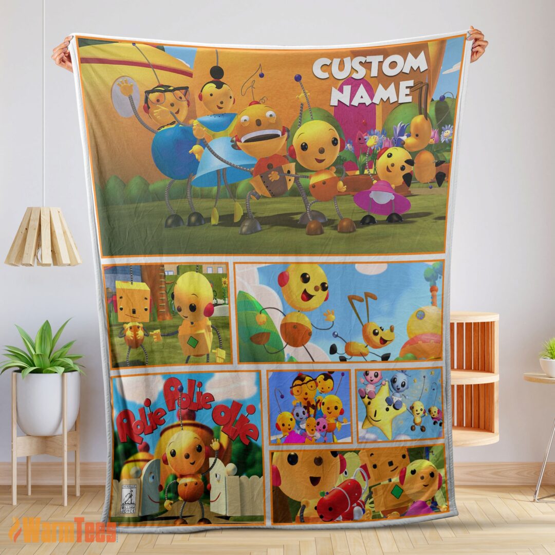 happy-cartoon-rolie-polie-olie-blanket-fleece-customized-blanket-mk-01-1 Happy Cartoon Rolie Polie Olie Blanket Fleece Customized Blanket