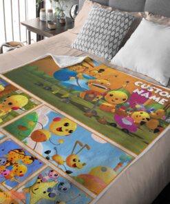 Happy Cartoon Rolie Polie Olie Blanket Fleece Customized Blanket - Image 2