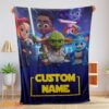 Happy Cartoon Star Wars Young Jedi Adventures Blanket Fleece Customized Blanket