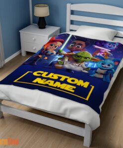 Happy Cartoon Star Wars Young Jedi Adventures Blanket Fleece Customized Blanket - Image 3