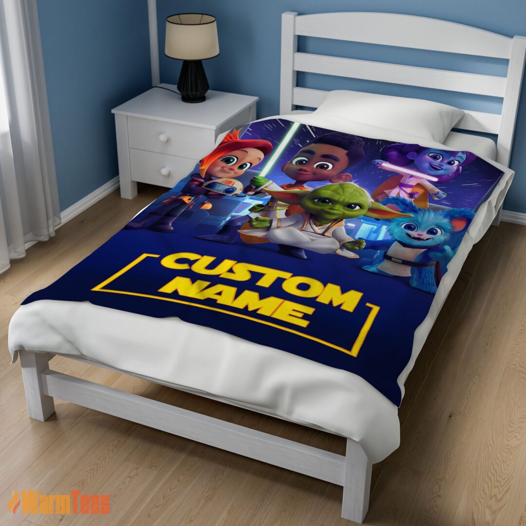 happy-cartoon-star-wars-young-jedi-adventures-blanket-fleece-customized-blanket-mk-02 Happy Cartoon Star Wars Young Jedi Adventures Blanket Fleece Customized Blanket - Image 3
