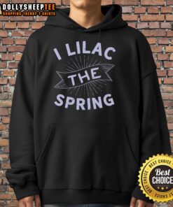 Happy I Lilac The Spring Hoodie: Stylish lilac hoodie perfect for spring, featuring a cozy design and vibrant color.