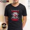 Happy I May Live In Texas But On Game Day My Heart And Soul Belongs To Kansas City Chiefs T-Shirt design featuring team colors.