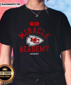 Happy NFL Kansas City Chiefs Miracle Academy Nahmias Ladies Tee in vibrant colors, perfect for fans and casual wear.