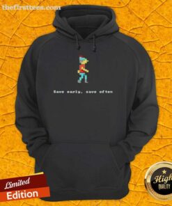 Happy Save Early Save Often Pixel T-Shirt - Image 2