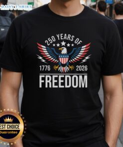 Alt Text: Hot Americas Semi Quincentennial 250th Anniversary Eagle T-Shirt featuring vibrant eagle design for 1176-2026 celebration.