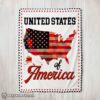 Hot Awesome United States Of America Blanket Fleece Blanket