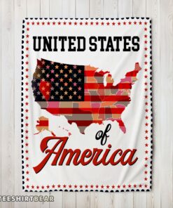 Hot Awesome United States Of America Blanket Fleece Blanket